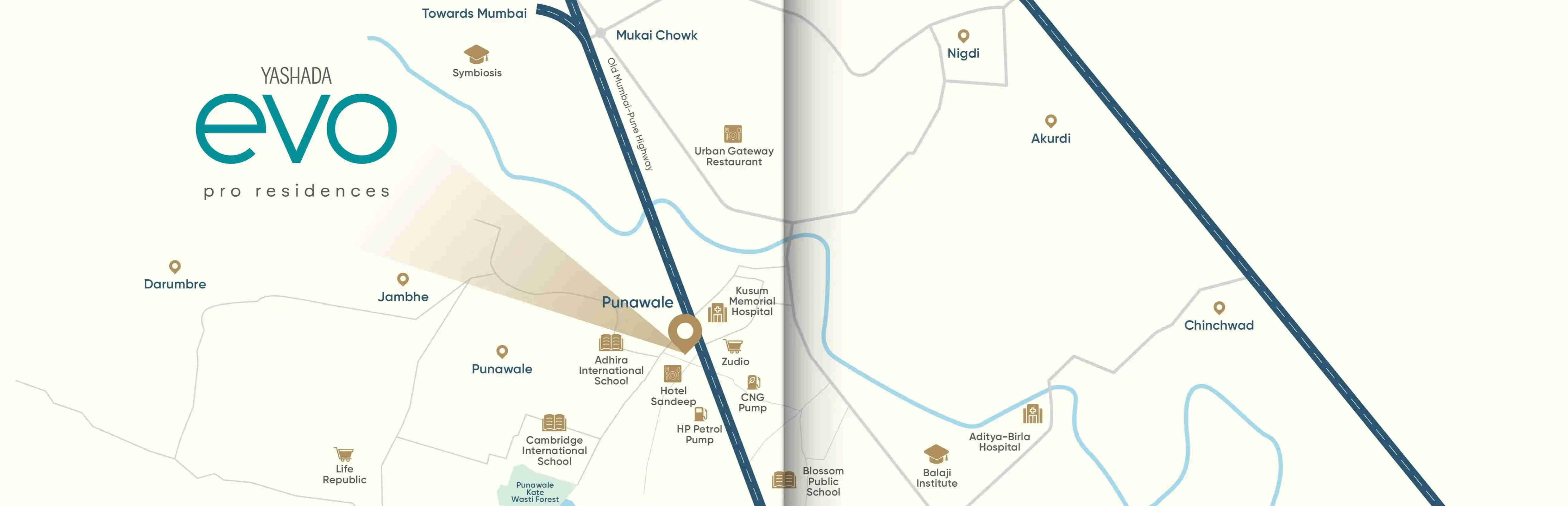 Yashada EVO Location Map